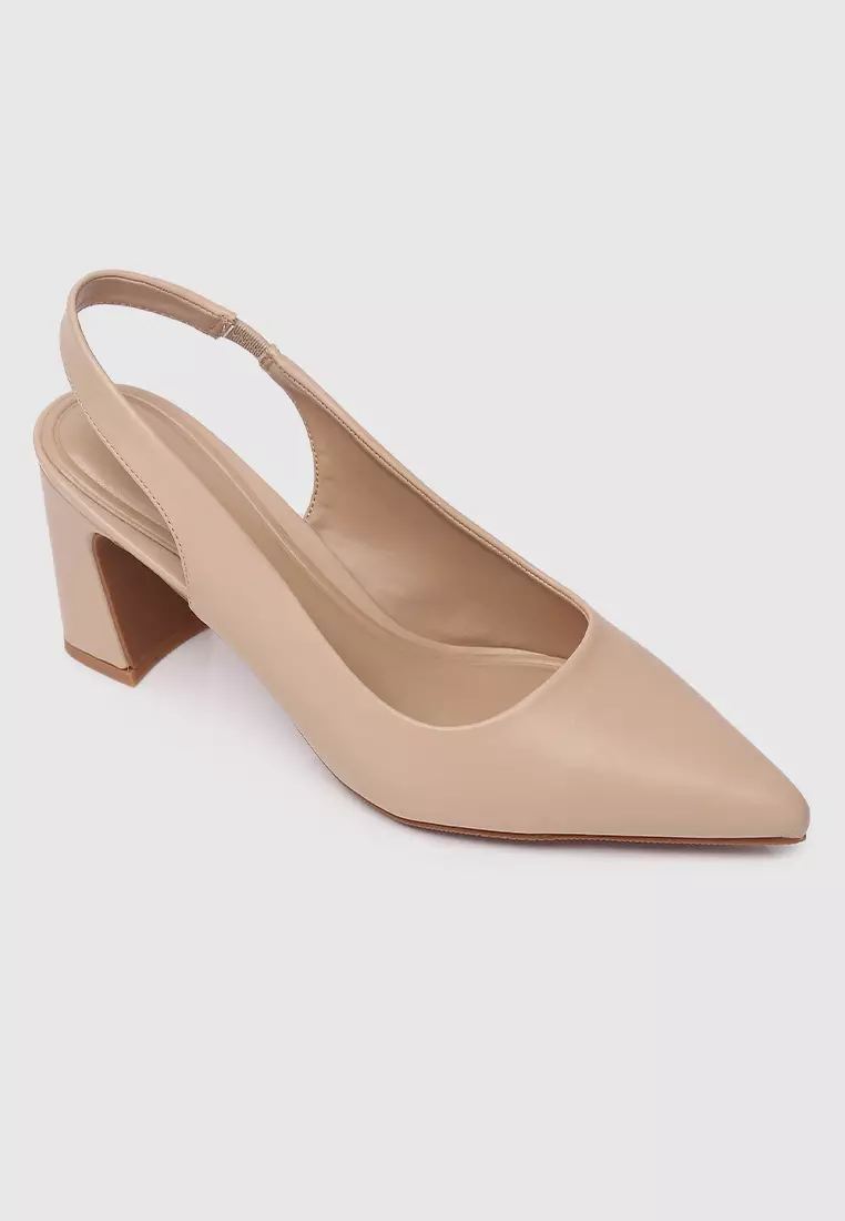 Milliot & Co. Jirina Slingback Heels