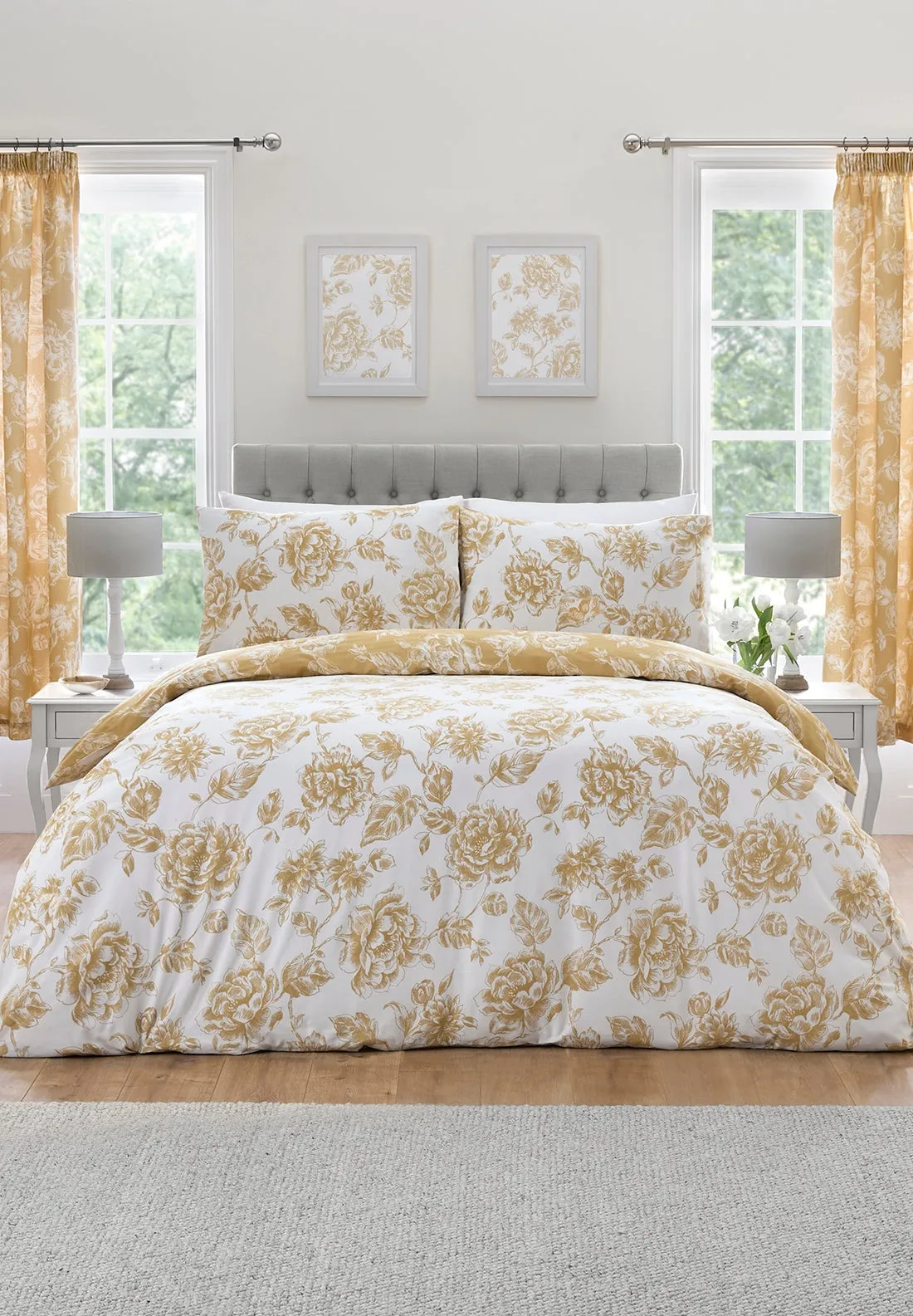 Mimi Duvet Cover Set - Gold