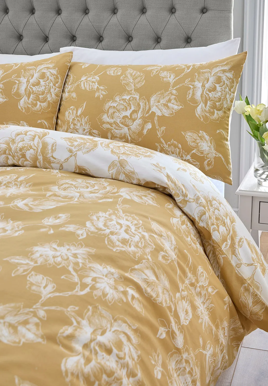 Mimi Duvet Cover Set - Gold