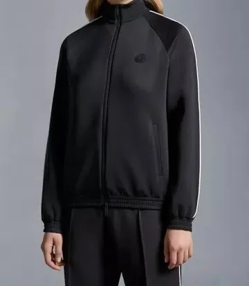 Neoprene Zip-Up Sweatshirt