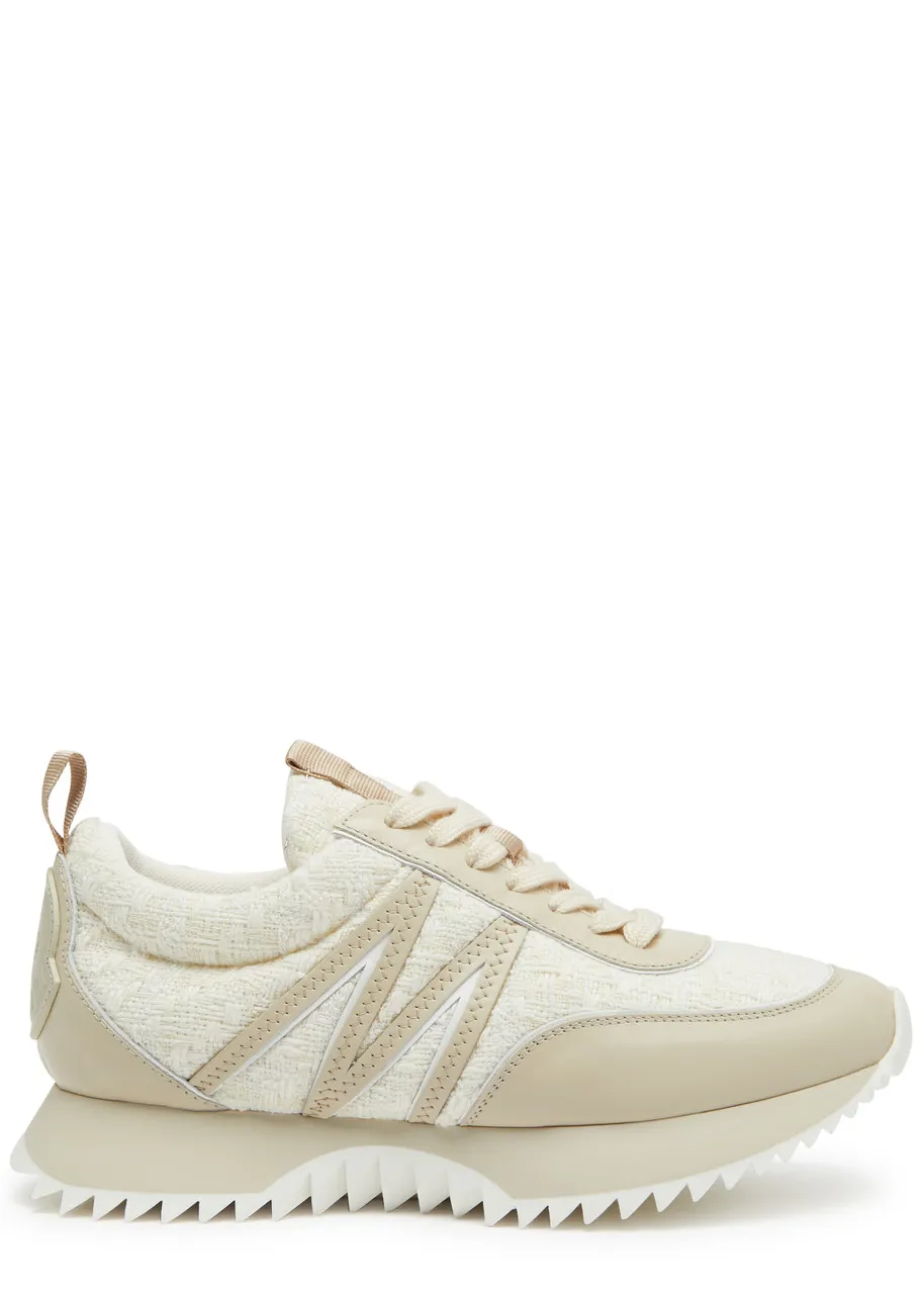 MONCLER Pacey panelled leather sneakers  -                         -                     -                