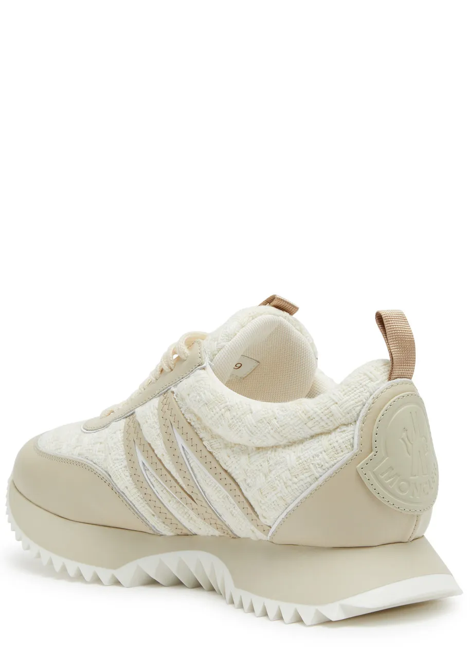 MONCLER Pacey panelled leather sneakers  -                         -                     -                