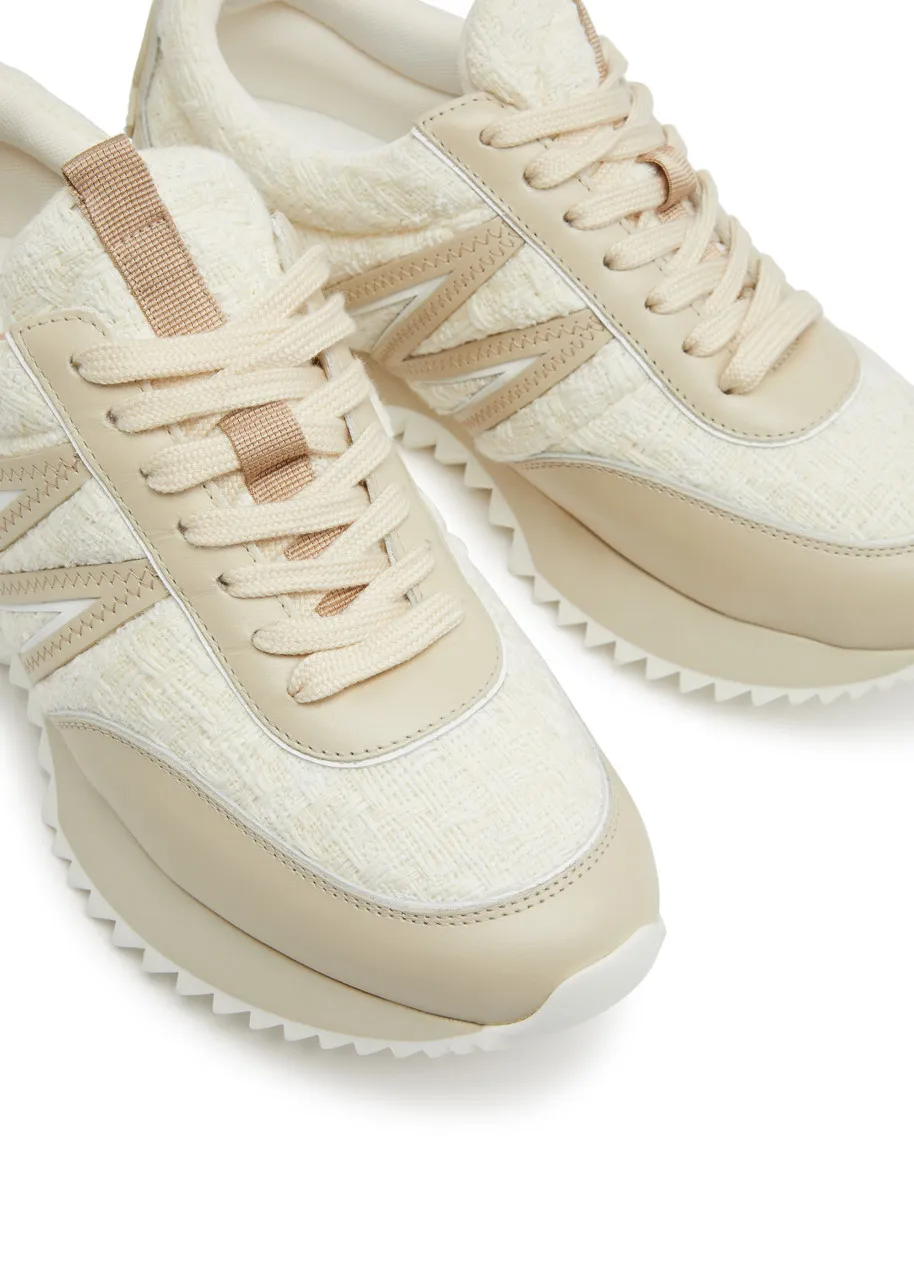 MONCLER Pacey panelled leather sneakers  -                         -                     -                