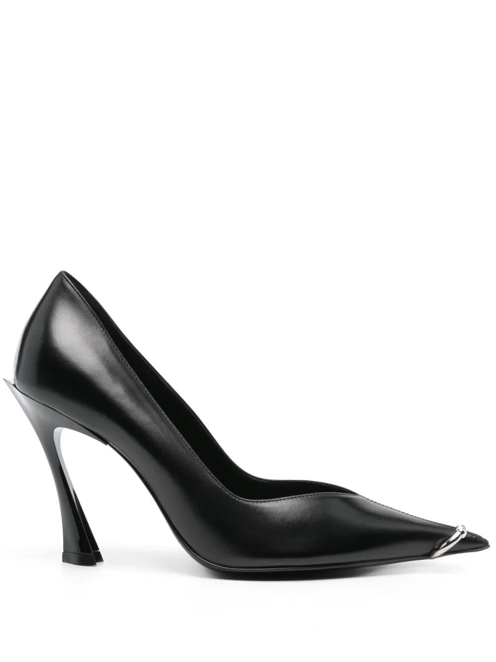 Mugler 95mm piercing-detail pumps - Black