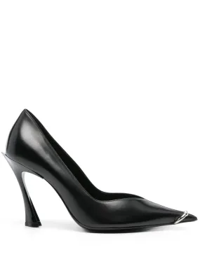 Mugler 95mm piercing-detail pumps - Black