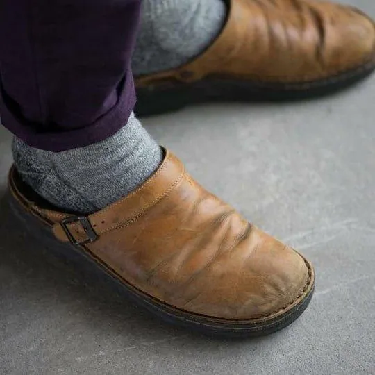 Mules Confortables à Boucle pour Hommes