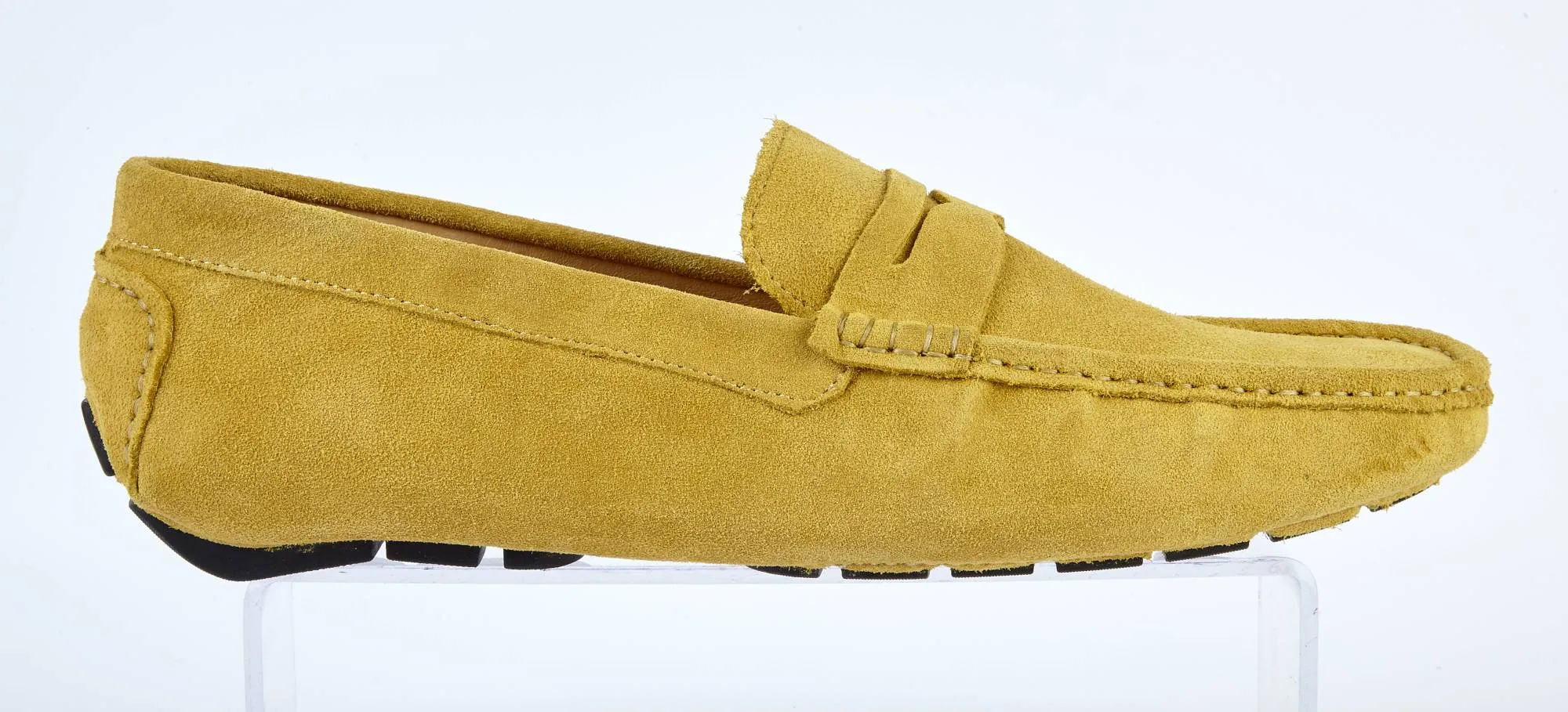 MUSTARD SUEDE DRIVING SHOES