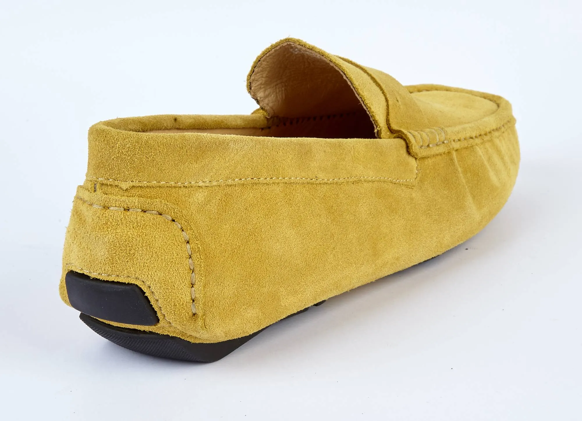 MUSTARD SUEDE DRIVING SHOES