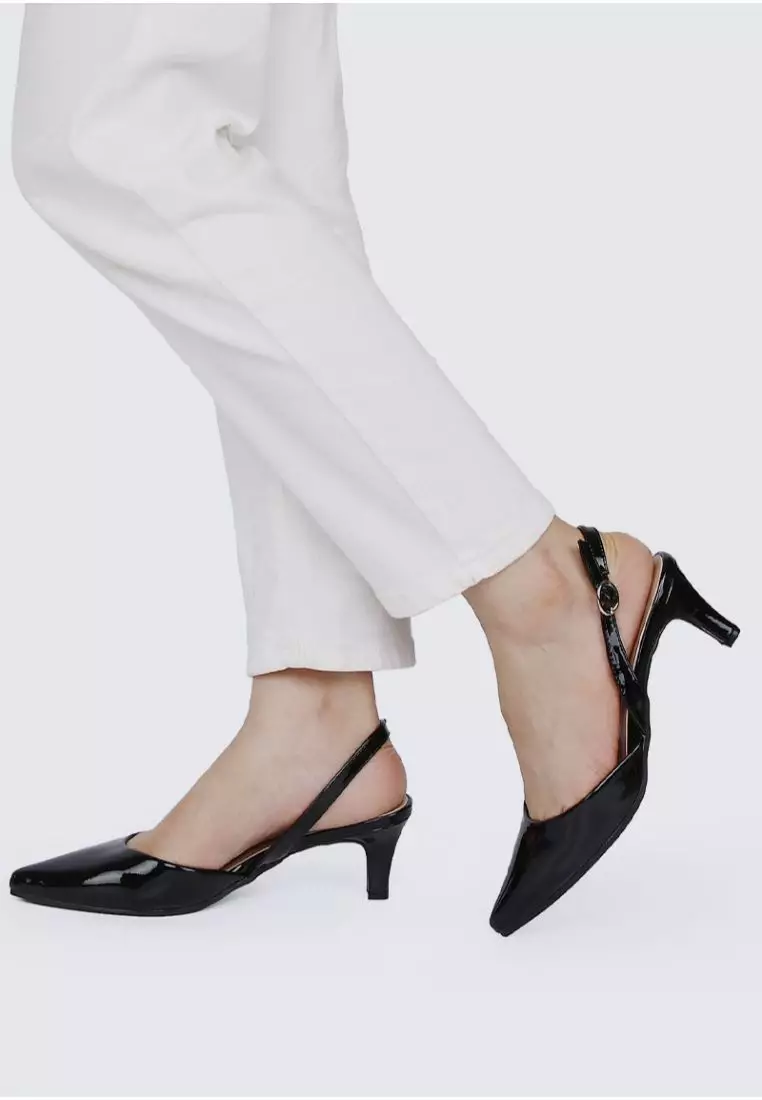 My Ballerine My Ballerine Vicky Comfy Heels In Black