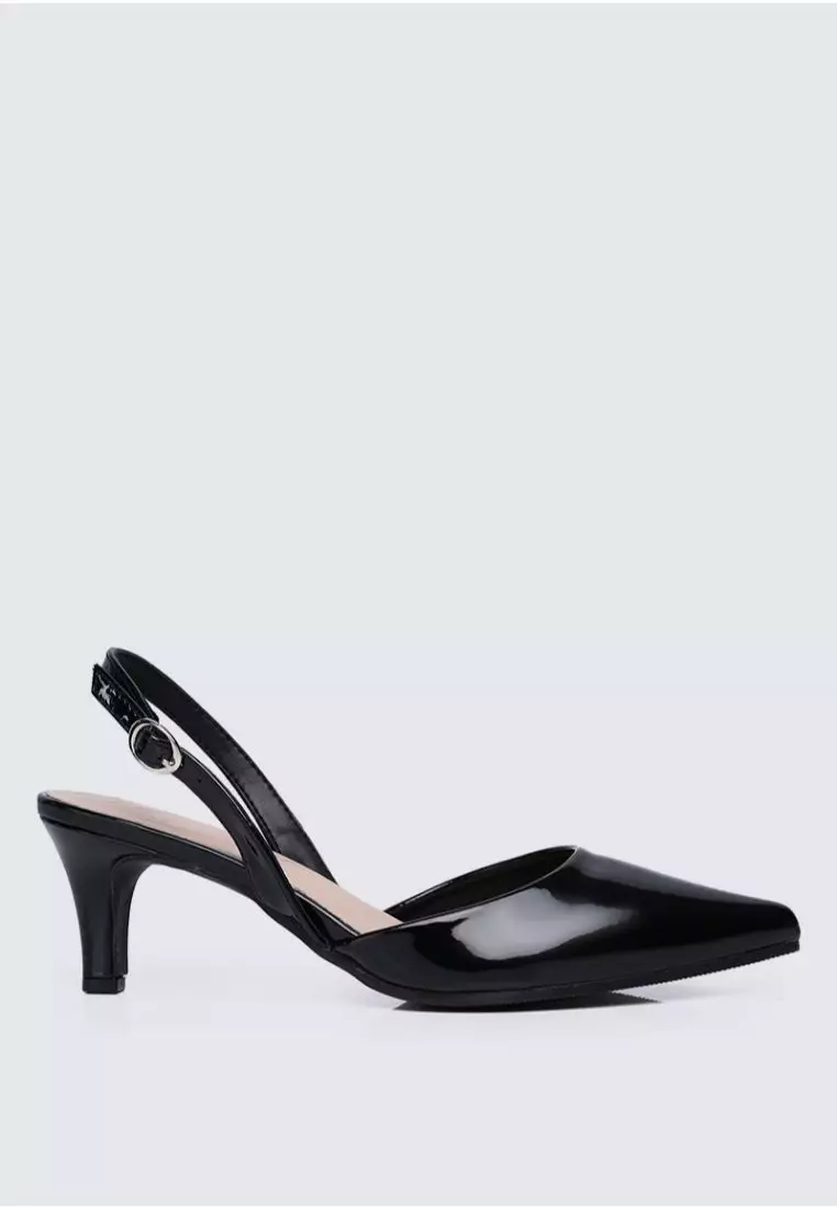 My Ballerine My Ballerine Vicky Comfy Heels In Black