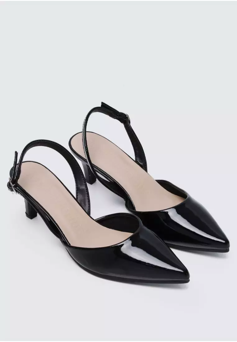 My Ballerine My Ballerine Vicky Comfy Heels In Black