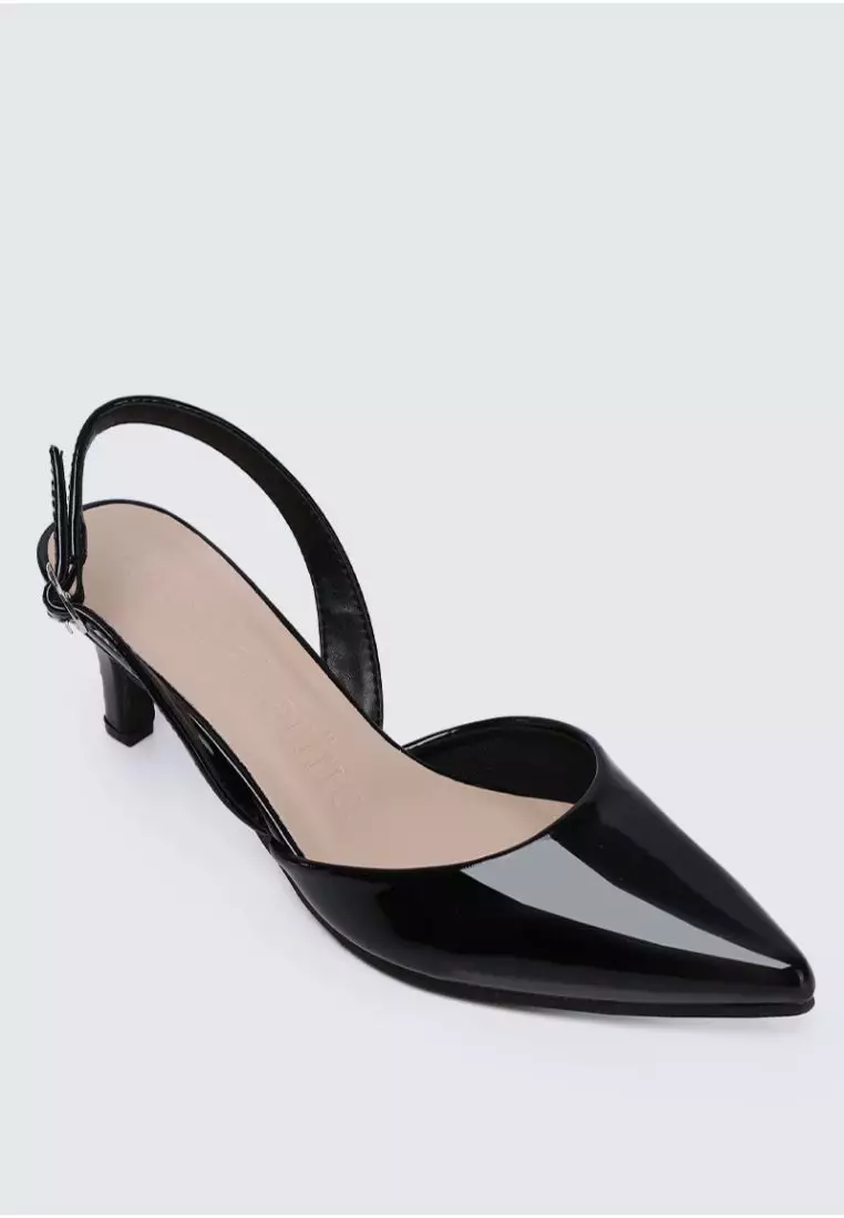 My Ballerine My Ballerine Vicky Comfy Heels In Black