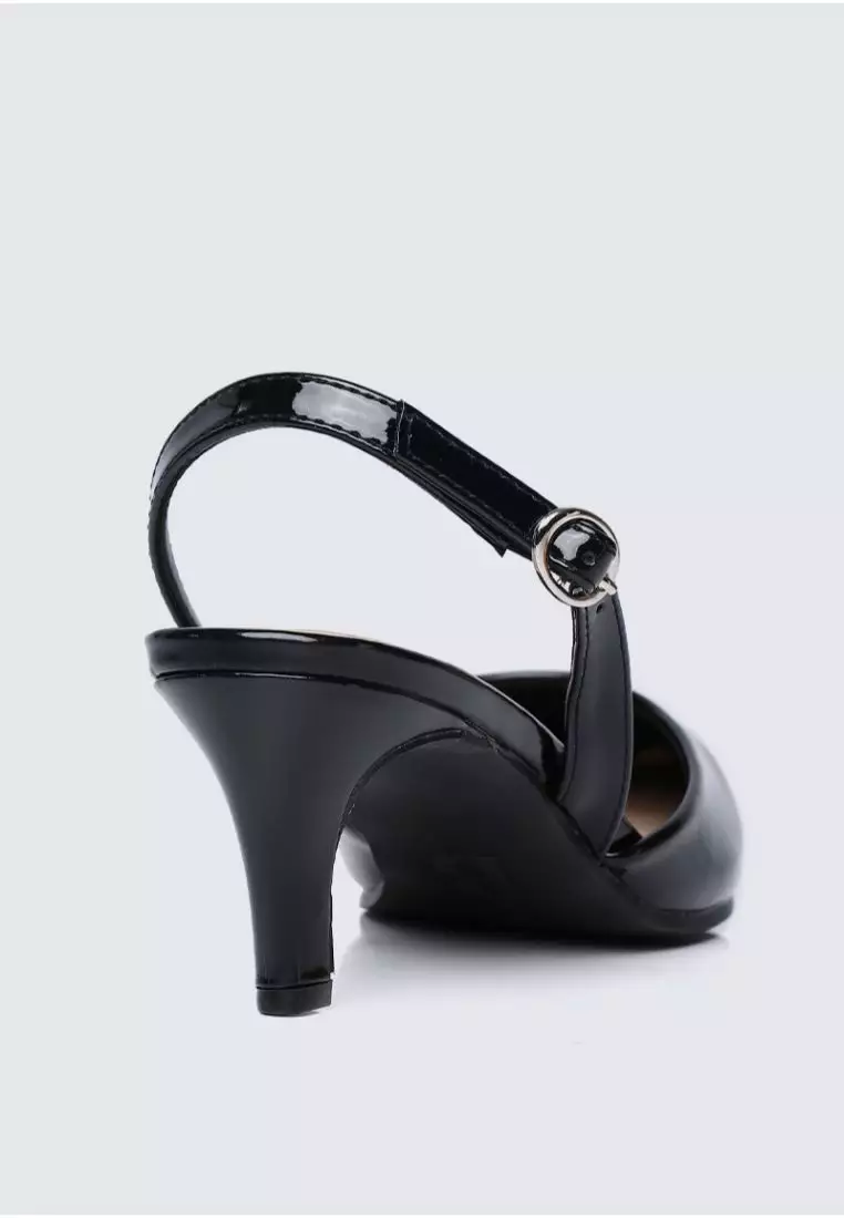 My Ballerine My Ballerine Vicky Comfy Heels In Black