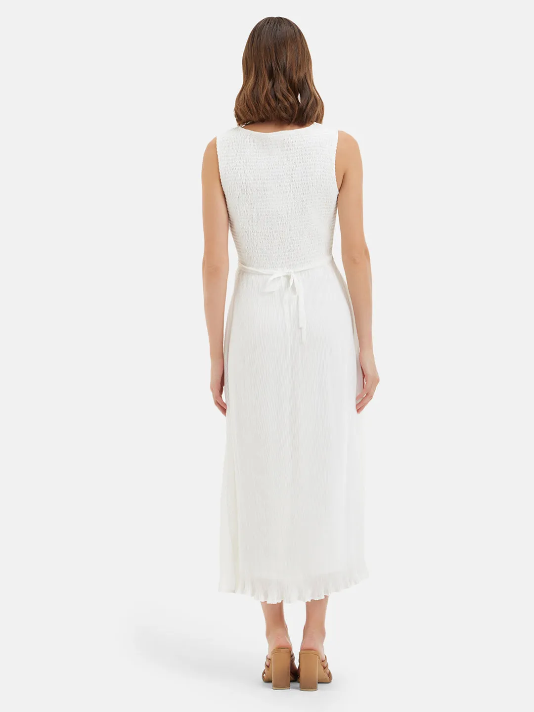 Nadia Dress with Pleats