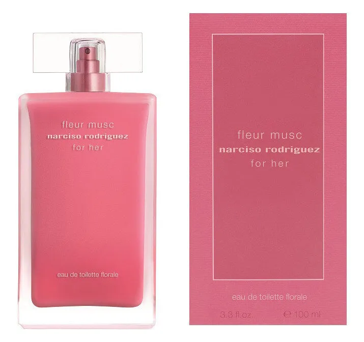 Narciso Rodriguez Fleur Musc Florale EDT - Rose Musk Women's Perfume 50ml/100ml