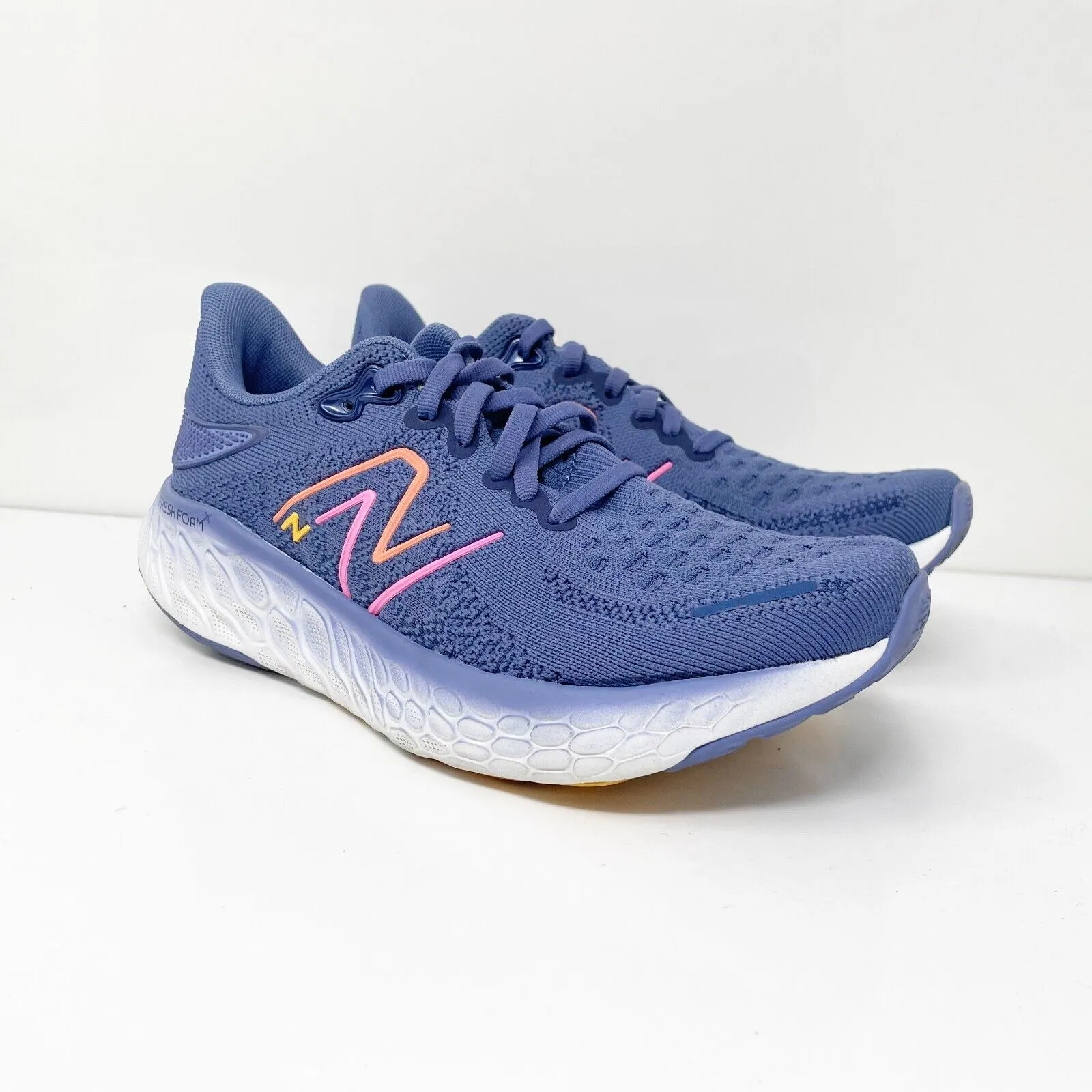 New Balance Womens FF X 1080 V12 W1080L12 Blue Running Shoes Sneakers Size 6 2E