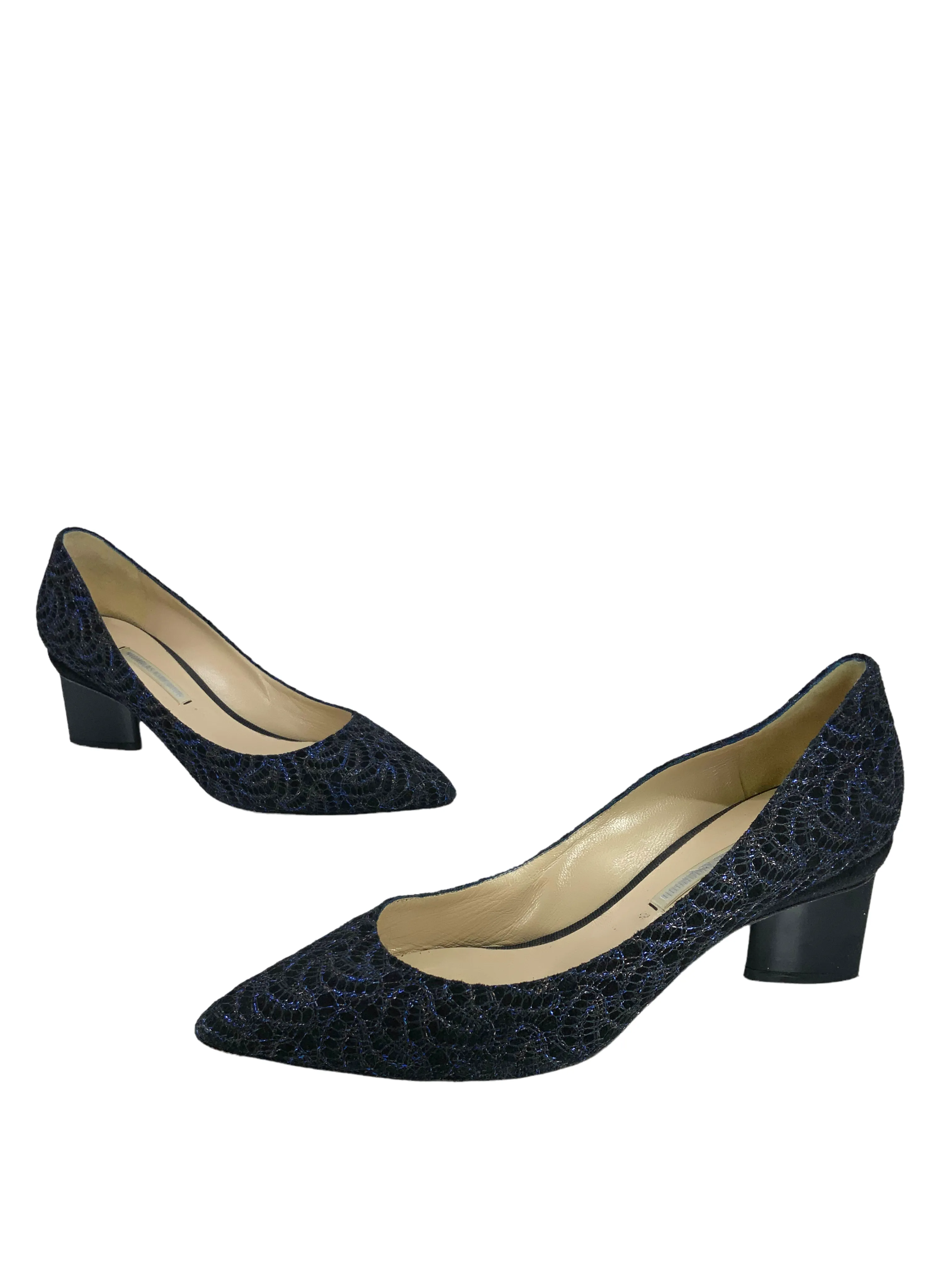 NICHOLAS KIRKWOOD Suede Prism Pumps Size 7.5