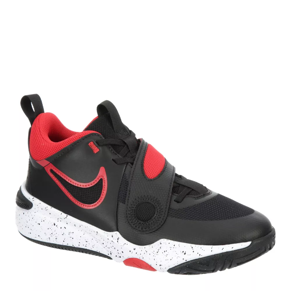 NIKE  BOYS BIG KID TEAM HUSTLE D11 HIGH TOP BASKETBALL SHOE