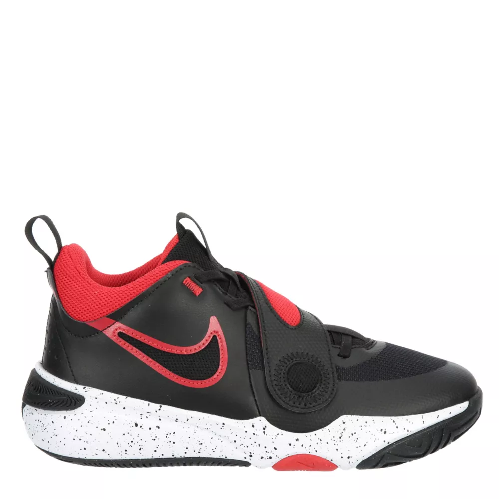 NIKE  BOYS BIG KID TEAM HUSTLE D11 HIGH TOP BASKETBALL SHOE