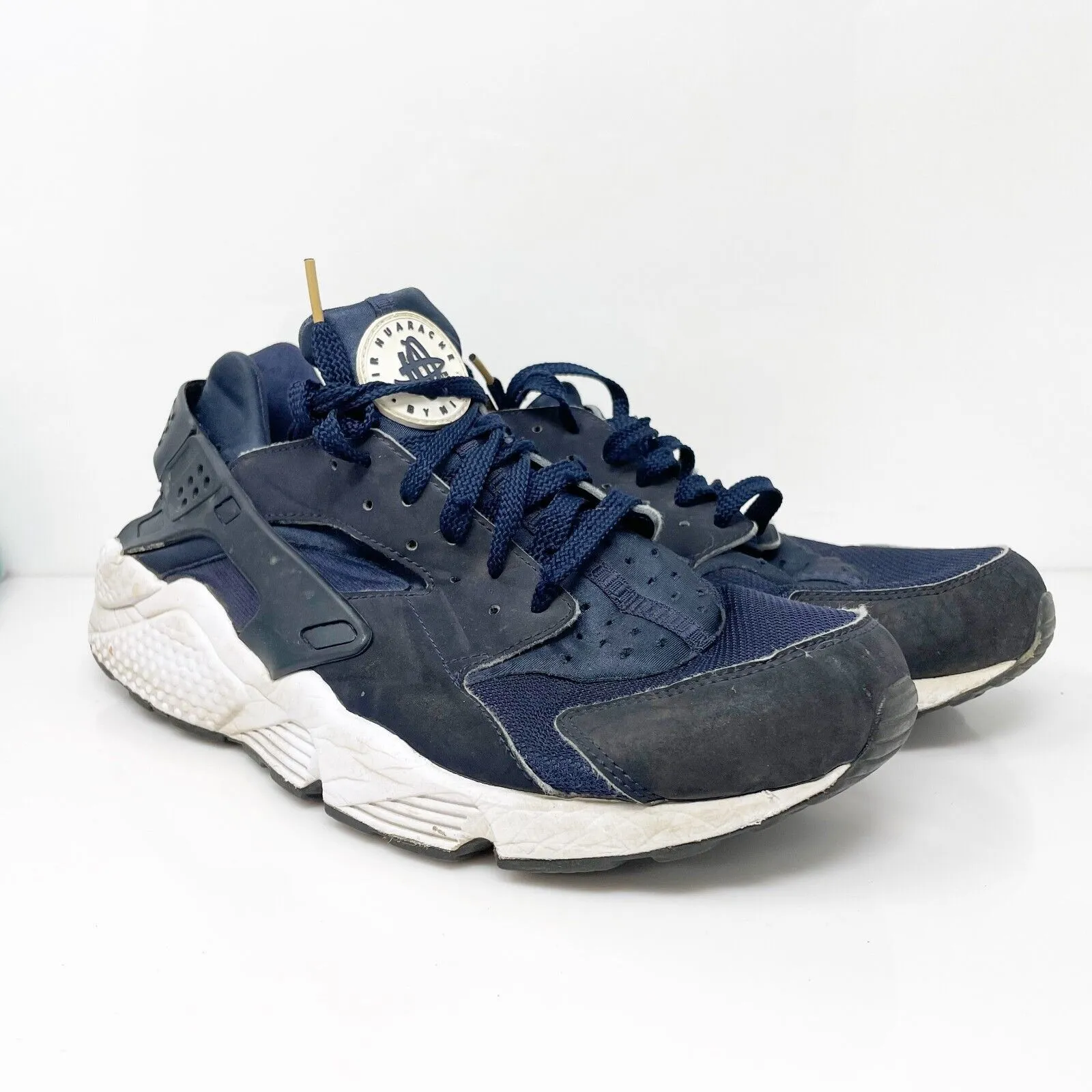 Nike Mens Air Huarache 318429-413 Blue Running Shoes Sneakers Size 13