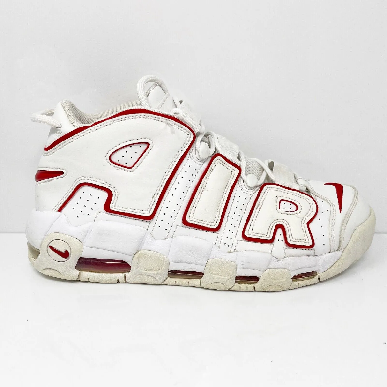 Nike Mens Air More Uptempo 921948-102 White Basketball Shoes Sneakers Size 10.5