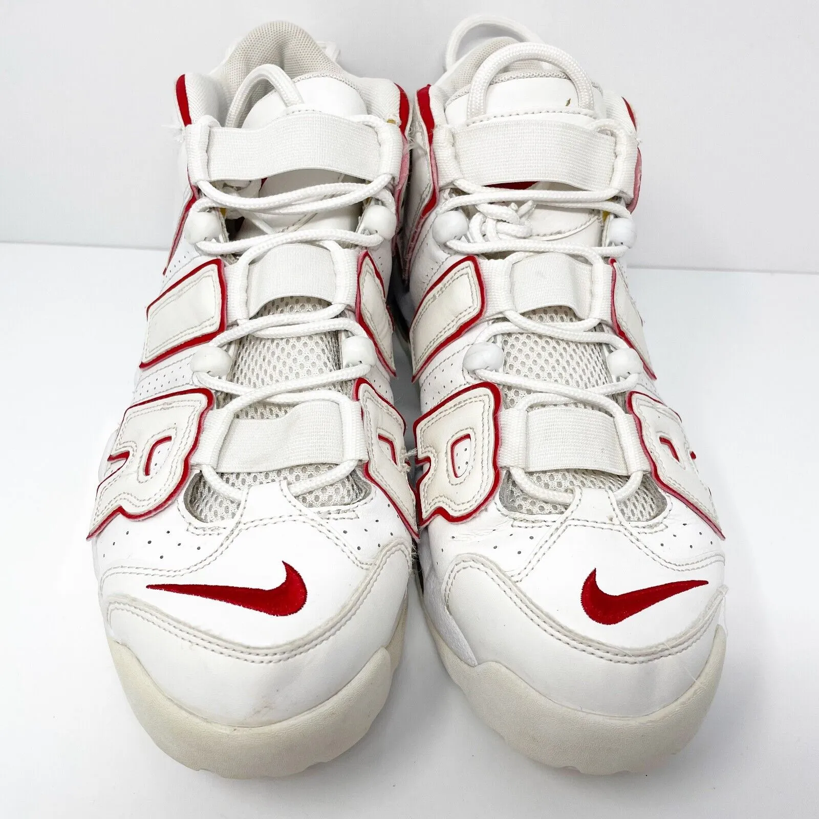 Nike Mens Air More Uptempo 921948-102 White Basketball Shoes Sneakers Size 10.5