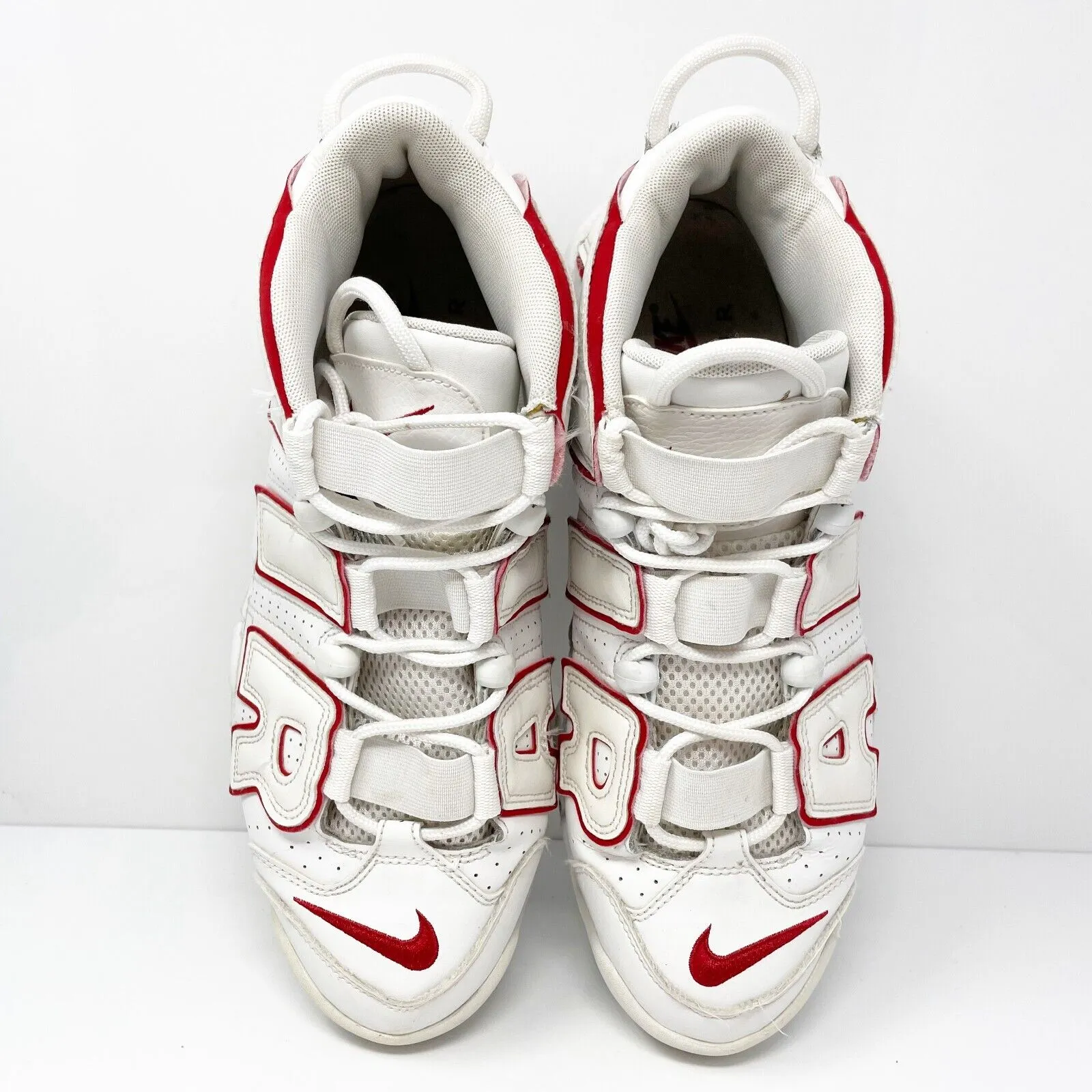 Nike Mens Air More Uptempo 921948-102 White Basketball Shoes Sneakers Size 10.5