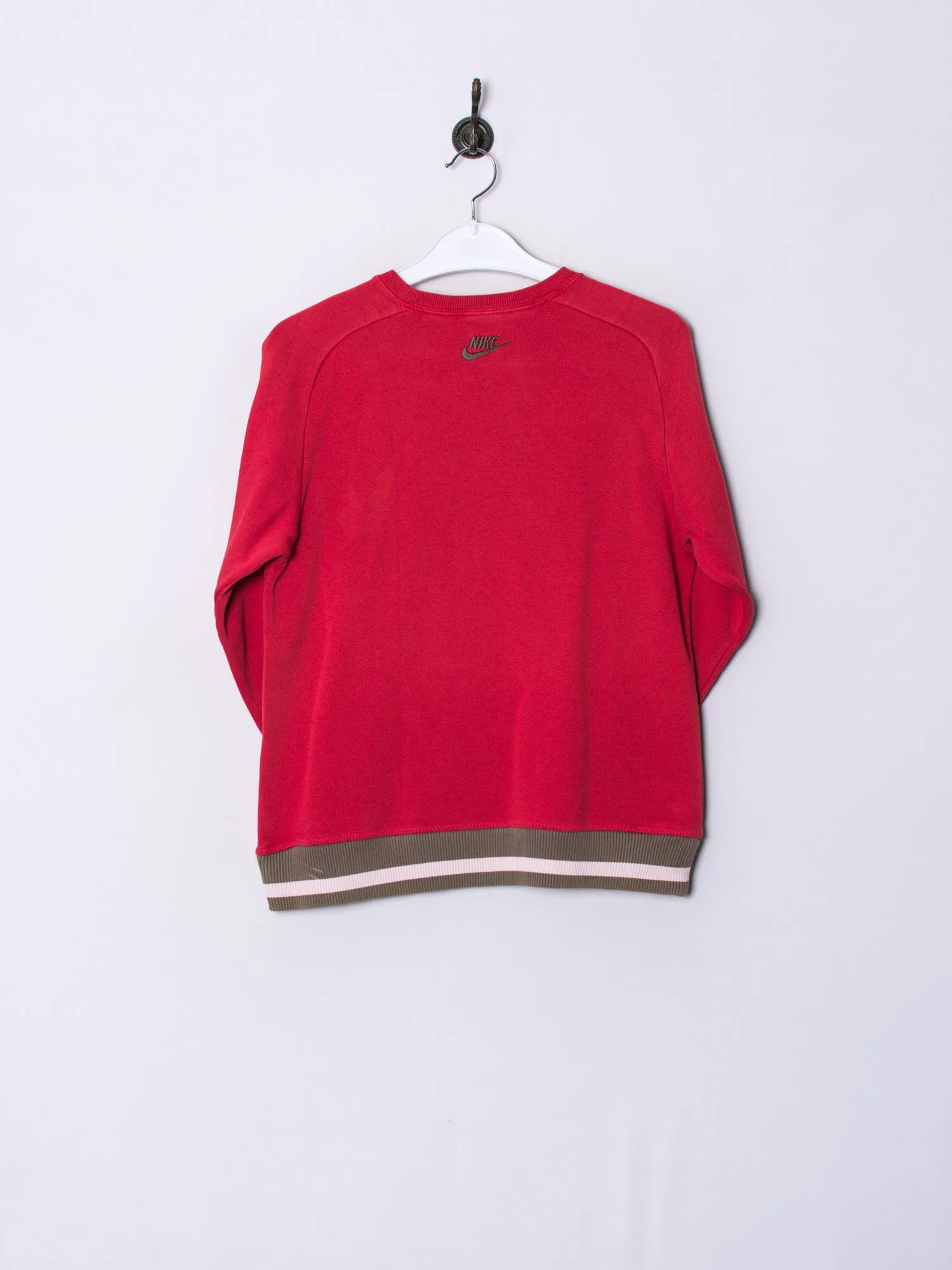 Red Nike Sweatshirt with I Design