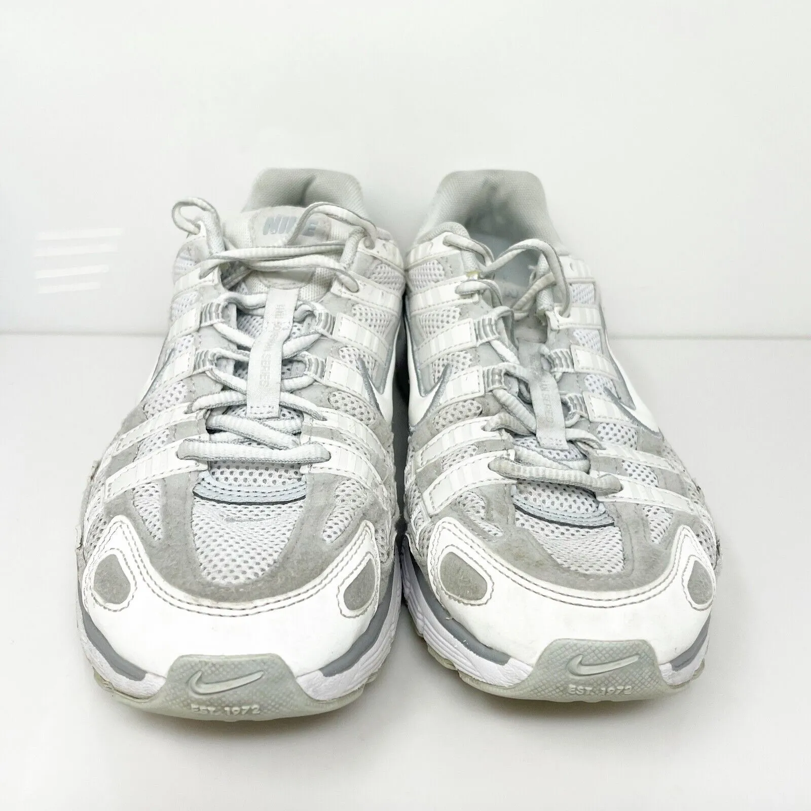 Nike Womens P 6000 FV6603-101 White Running Shoes Sneakers Size 8.5