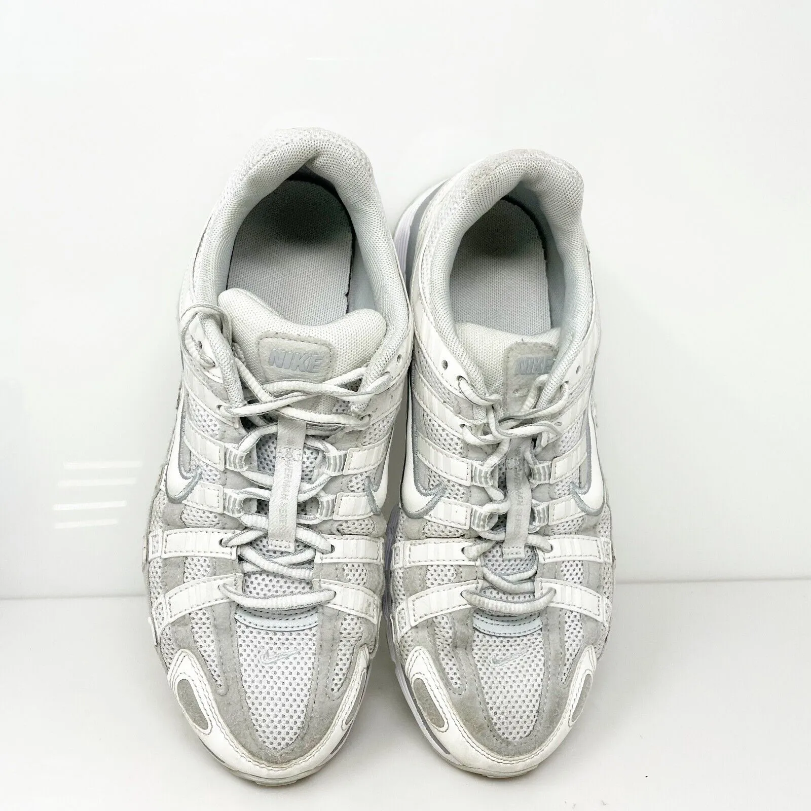 Nike Womens P 6000 FV6603-101 White Running Shoes Sneakers Size 8.5