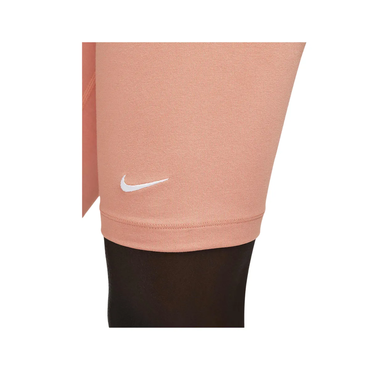 Nike Women's Sportswear Essential Mid-Rise Bike Shorts Madder Root