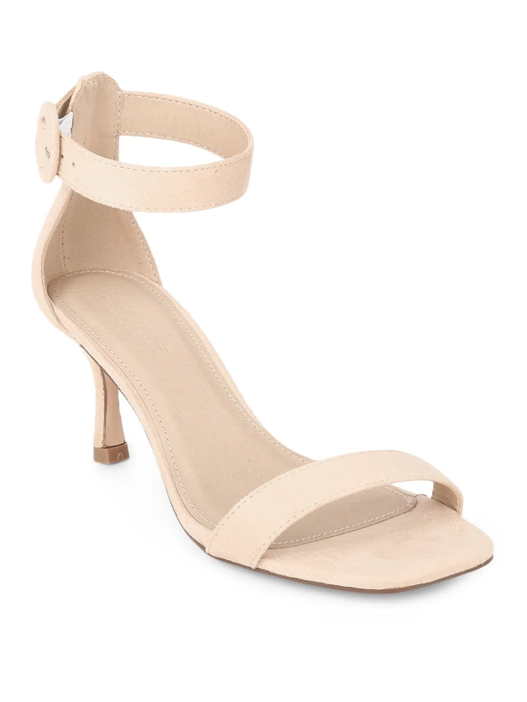 Nude Micro Mid Stiletto Heels