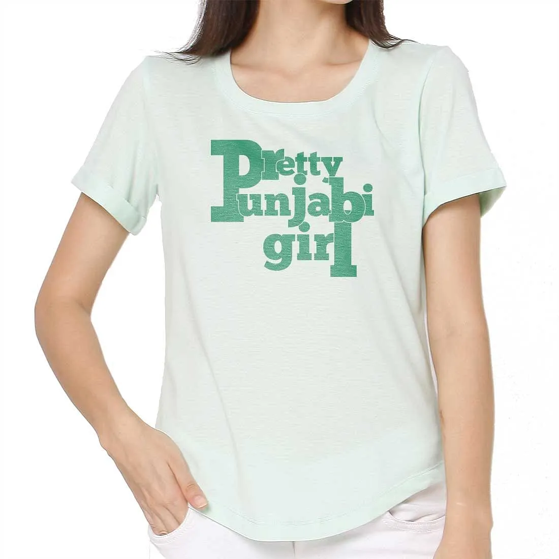 Nutcase cute tops for women western wear Your Hometown City Tees slogan up down tshirt - Pretty Punjabi Girl