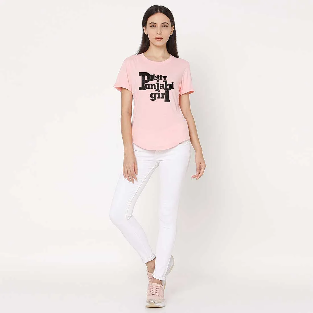 Nutcase cute tops for women western wear Your Hometown City Tees slogan up down tshirt - Pretty Punjabi Girl