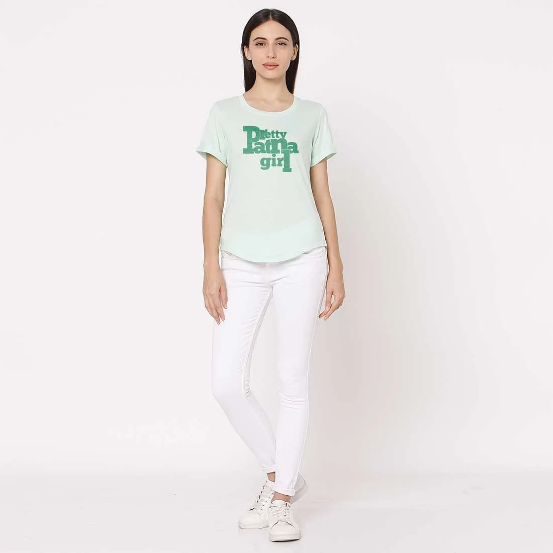 Nutcase Tshirts Women Trendy Your City Themed Tees for Girls Hometown Tshirt Tops - Pretty Patna Girl