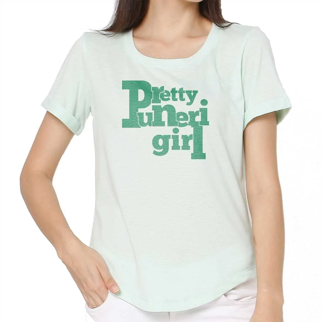 Nutcase Tshirts Women Trendy Your City Themed Tees for Girls Hometown Tshirt Tops -Pretty Puneri Girl