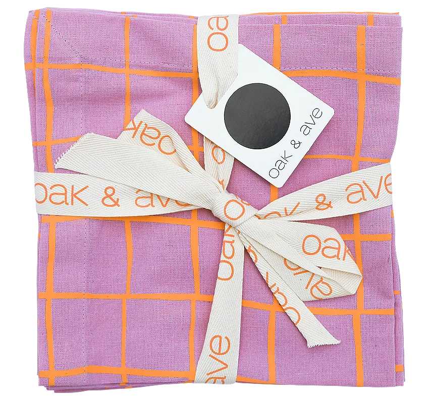 Oak and Ave Tablecloth - Napkin Set Wobbly Check