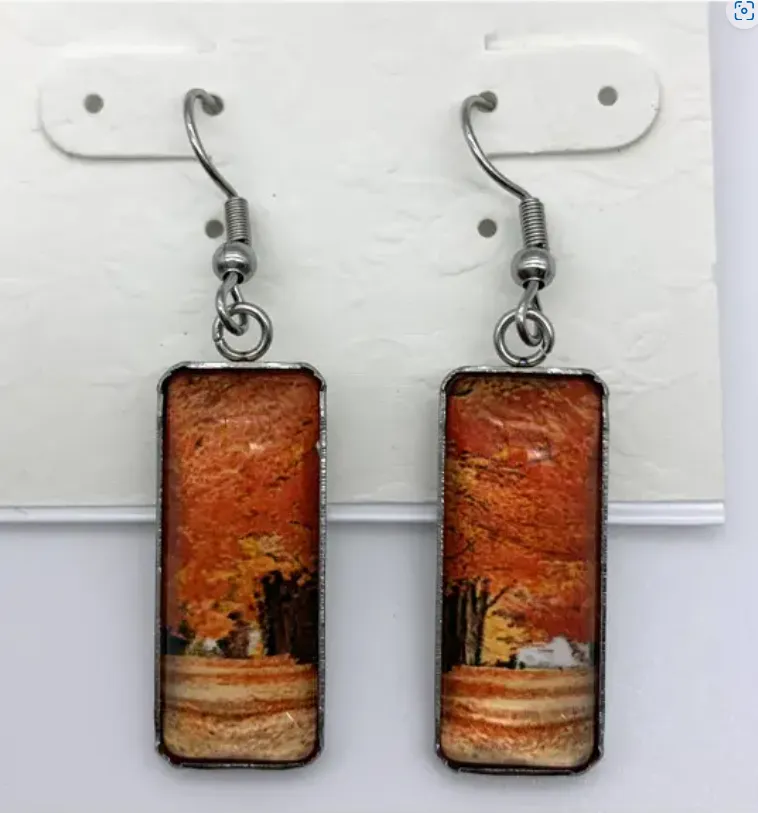 Fall Harvest Wire Earrings