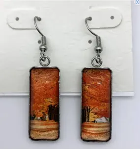 Fall Harvest Wire Earrings