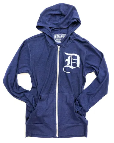 Old Tiger Stadium Jersey Zip Hoodie, Navin Field Lightweight Triblend Jersey Hood