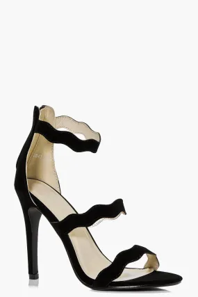 Olivia Three Wave Strap Heels