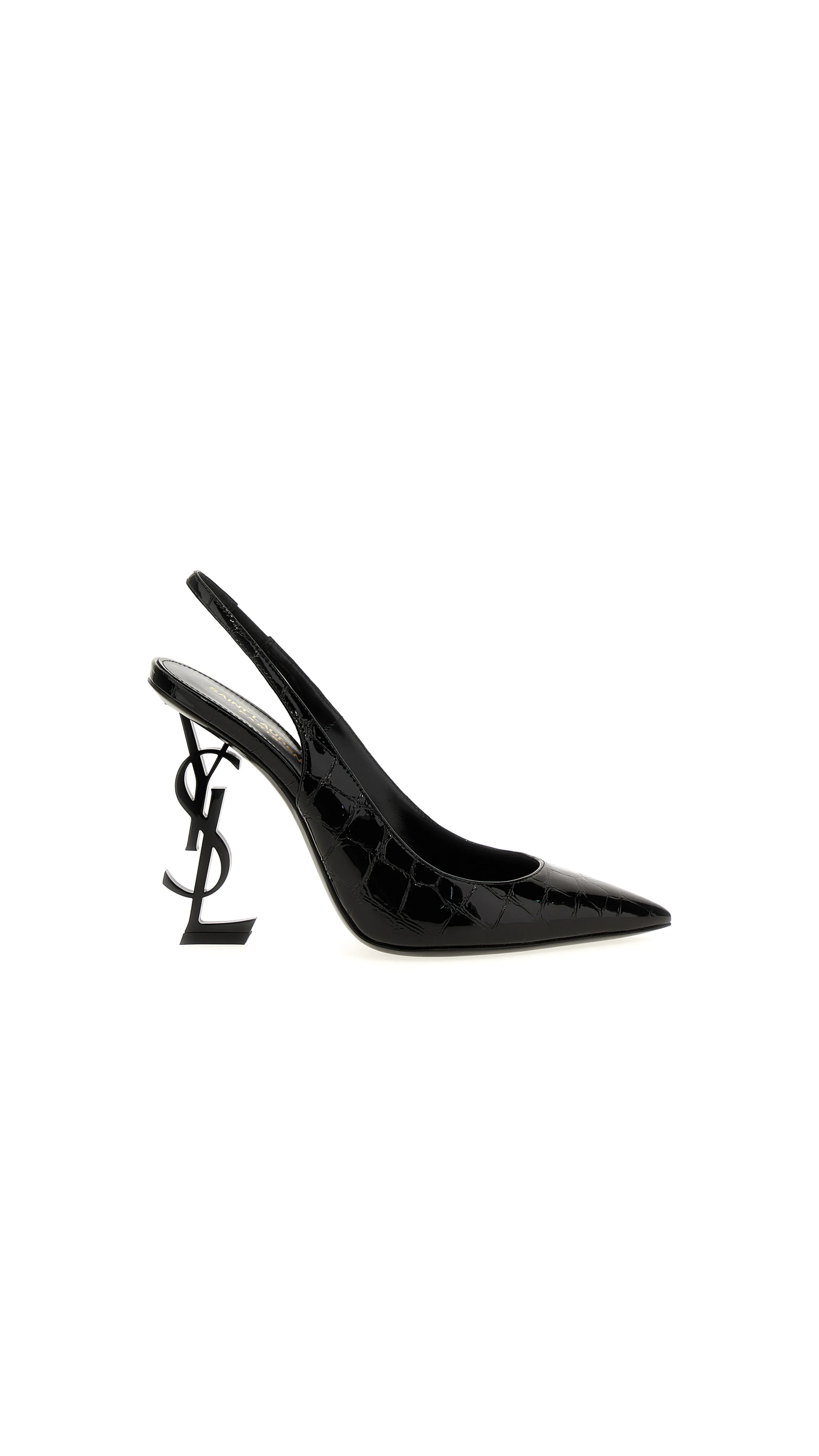 Black Opyum Slingback Pumps