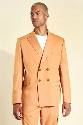 Oversized Double Breasted Suit Jacket