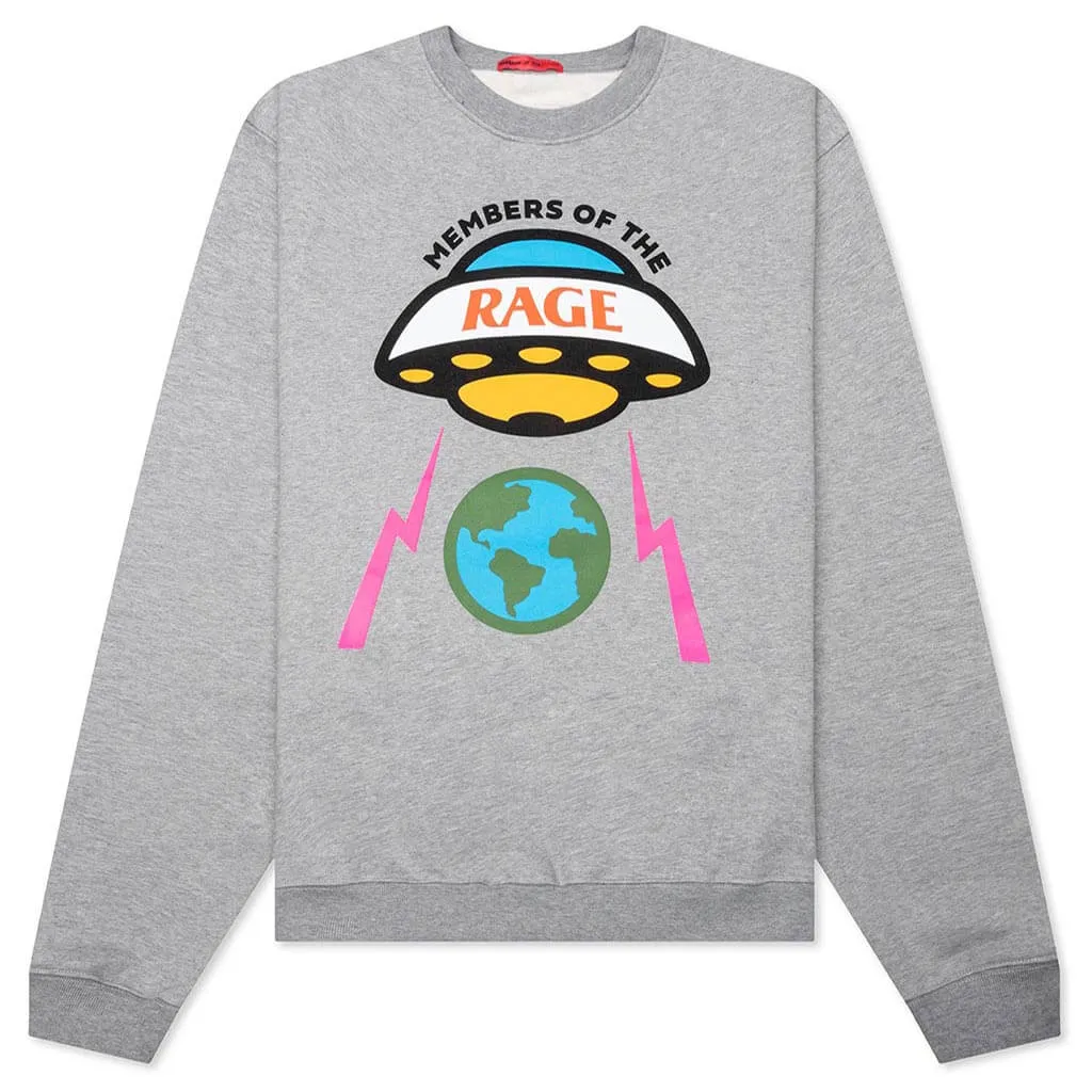 Giant Planet Sweatshirt - Light Grey