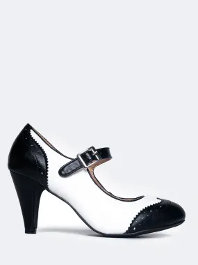 Oxford Heels with Round Toes