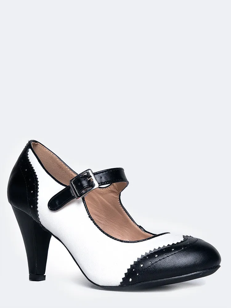 Oxford Heels with Round Toes