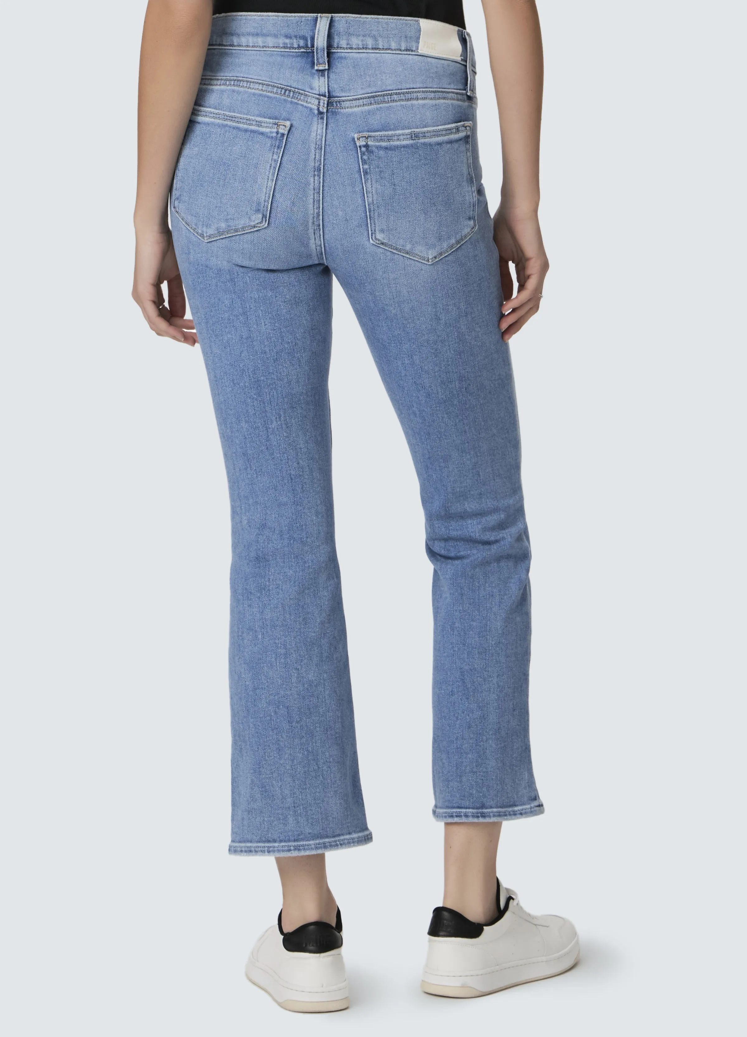 Paige Claudine Ankle Flare Maternity Jeans