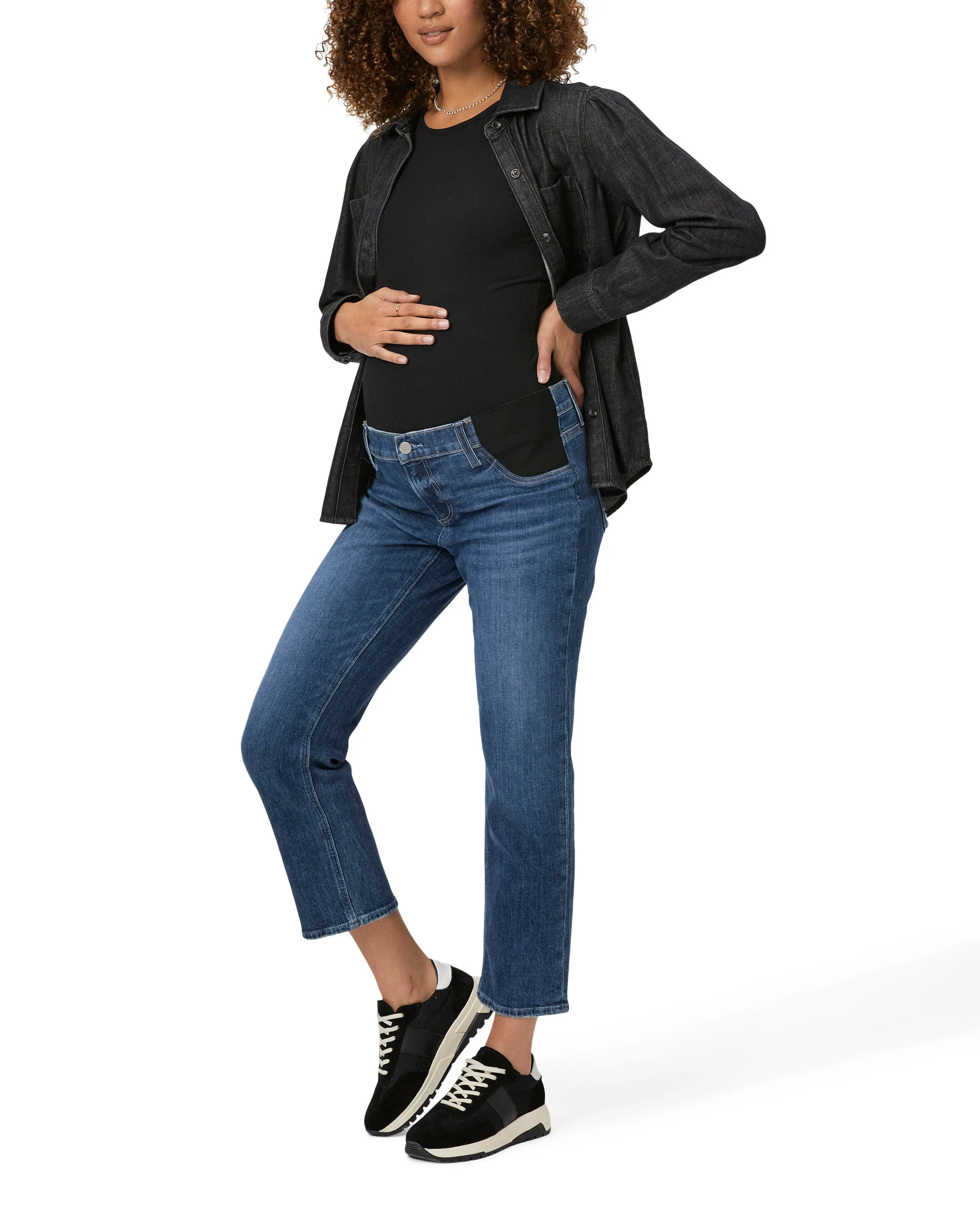 Paige Noella Straight Leg Maternity Jeans