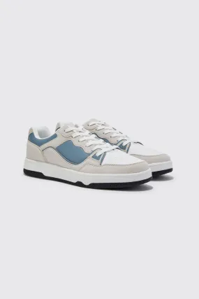 Panel Detail Trainers | boohooMAN UK