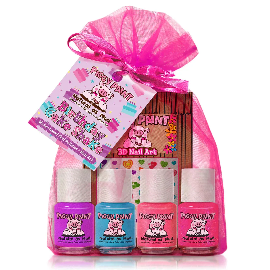 Piggy Paint, Gift Set Birthday Cake Shake